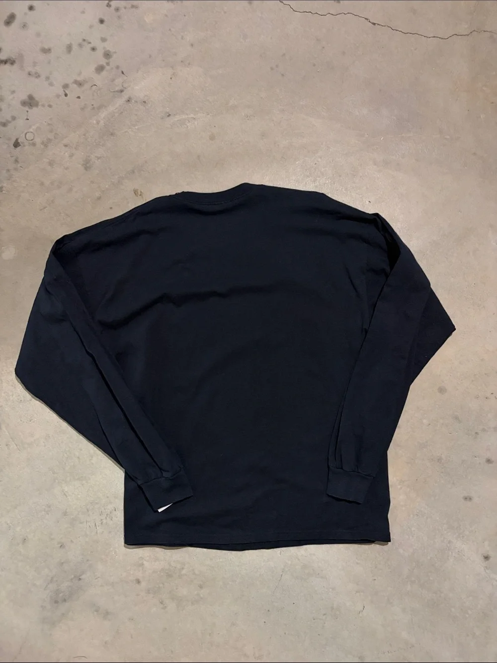 Vintage Shot In The Dark Skull Pistols Biker Long Sleeve Shirt